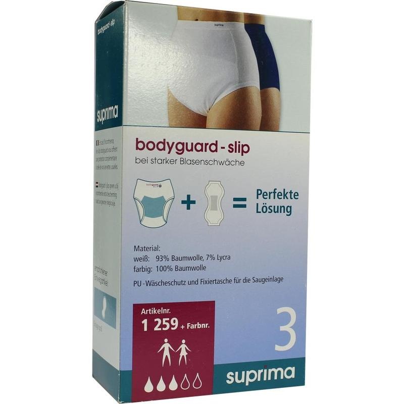 SUPRIMA Slip bodyguard 3 Gr.40/42 weiß