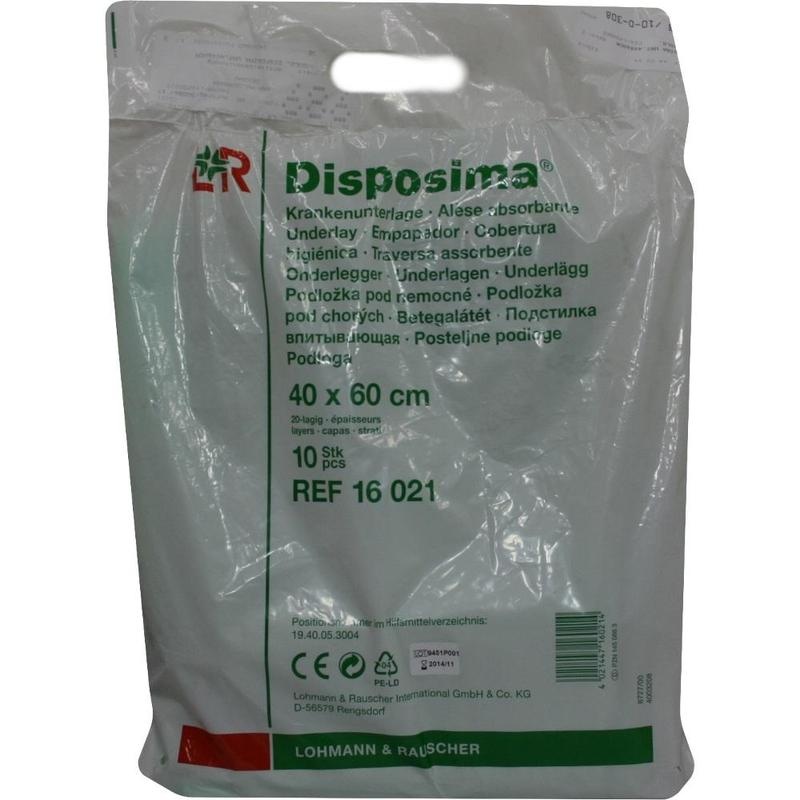 DISPOSIMA Krank.Unterl.40x60 cm 20lagig