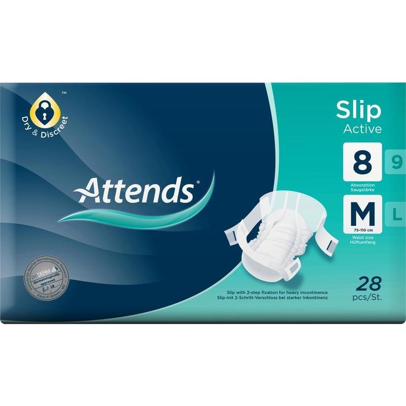 ATTENDS Slip Active 8 M
