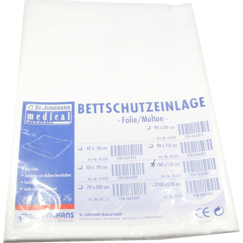 BETTSCHUTZEINLAGE Folie Molton 100x150 cm
