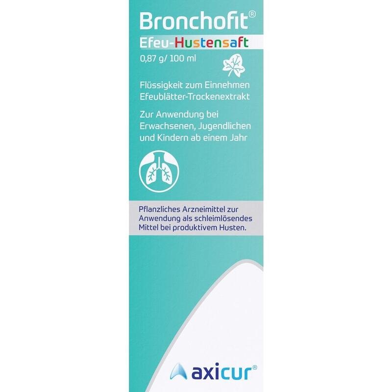 BRONCHOFIT Efeu-Hustensaft 0,87 g/100 ml FLE
