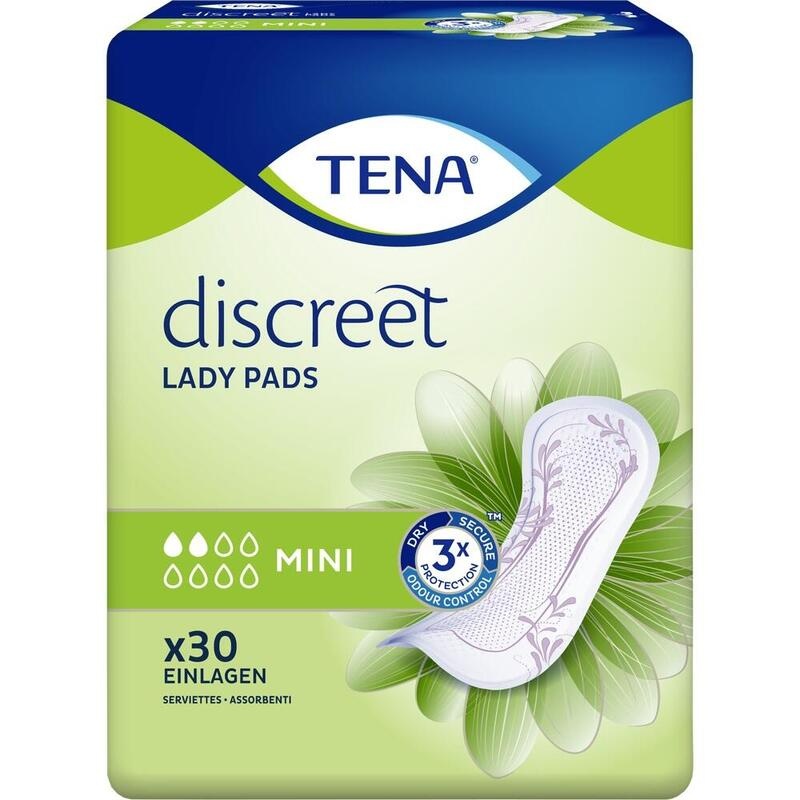 TENA LADY Discreet Inkontinenz Einlagen mini