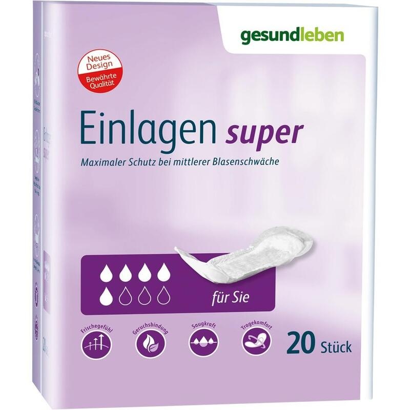GESUND LEBEN Einlagen super