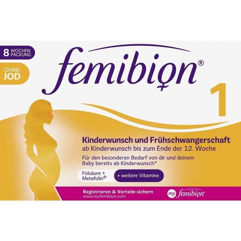 FEMIBION 1 Kinderwunsch+Frühschwangers.o.Jod Tabl.