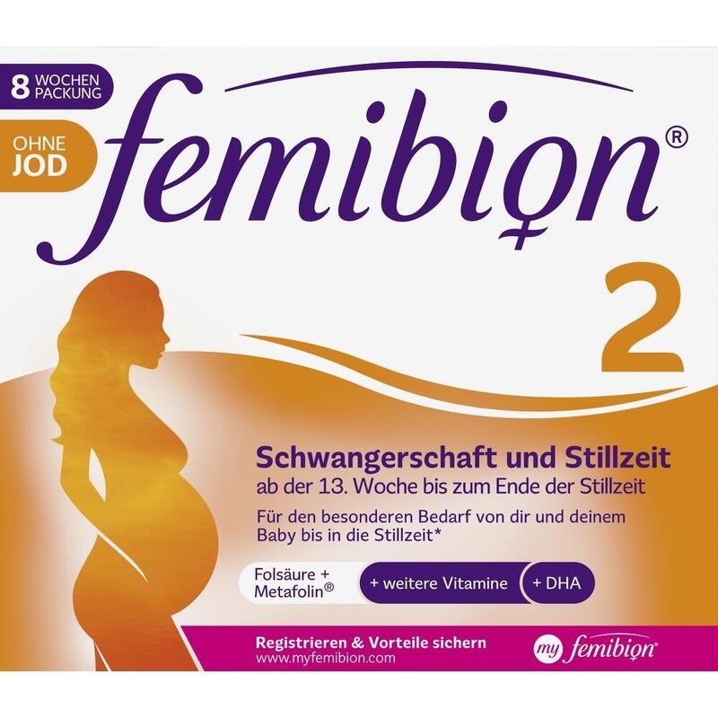 FEMIBION 2 Schwangerschaft+Stillzeit ohne Jod Kpg.