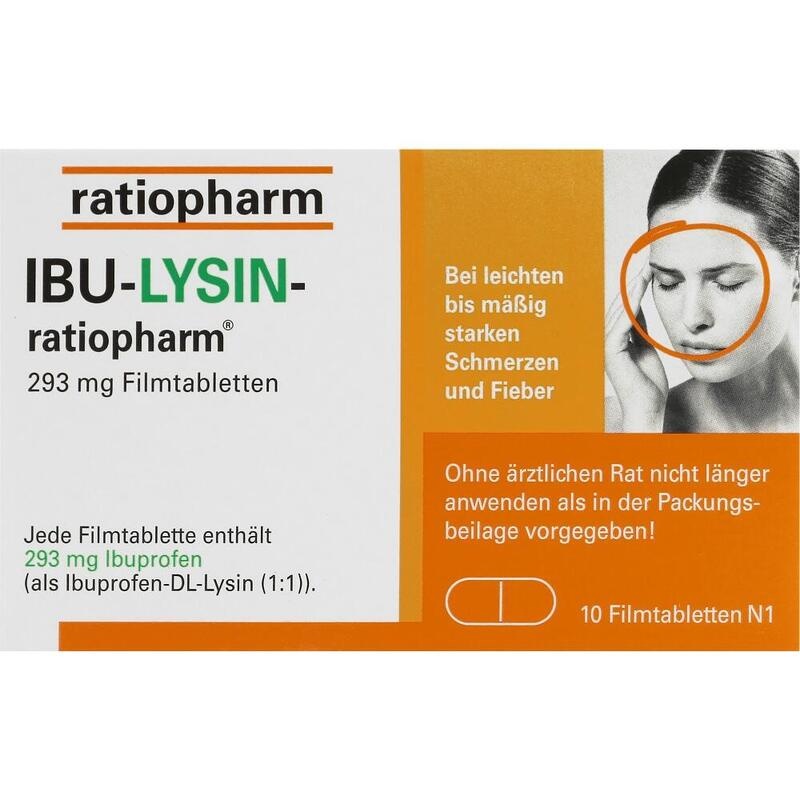 IBU-LYSIN-ratiopharm 293 mg Filmtabletten