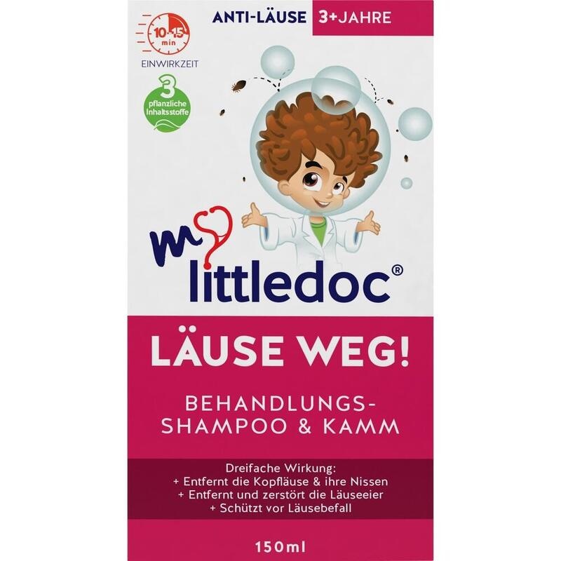 MYLITTLEDOC Läuse weg Shampoo und Kamm