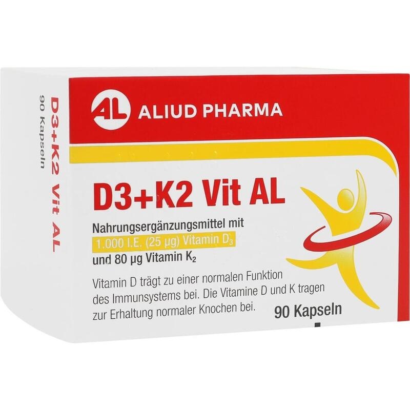 D3+K2 Vit AL 1000 I.E./80 μg Kapseln