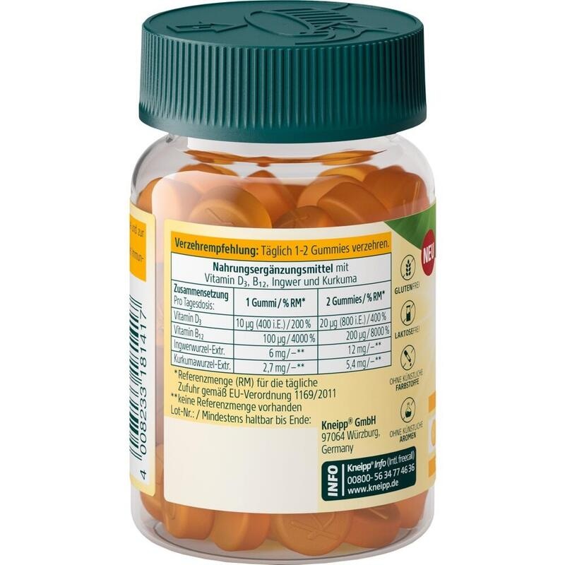 KNEIPP Vitamin D3+B12 Gummies