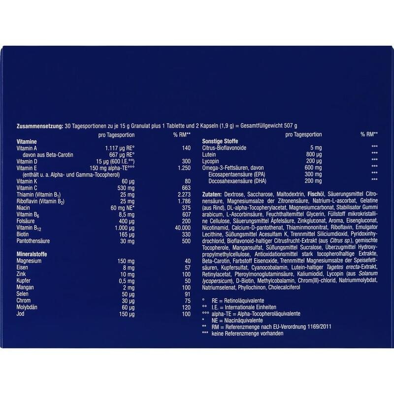 ORTHOMOL Vital Granulat/Tablette/Kapseln Orange