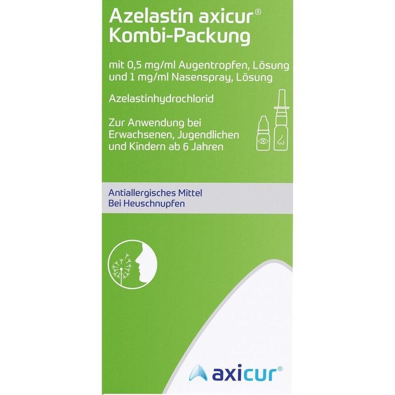 AZELASTIN axicur Kombi-Pack.0,5mg/ml AT+1mg/ml NS