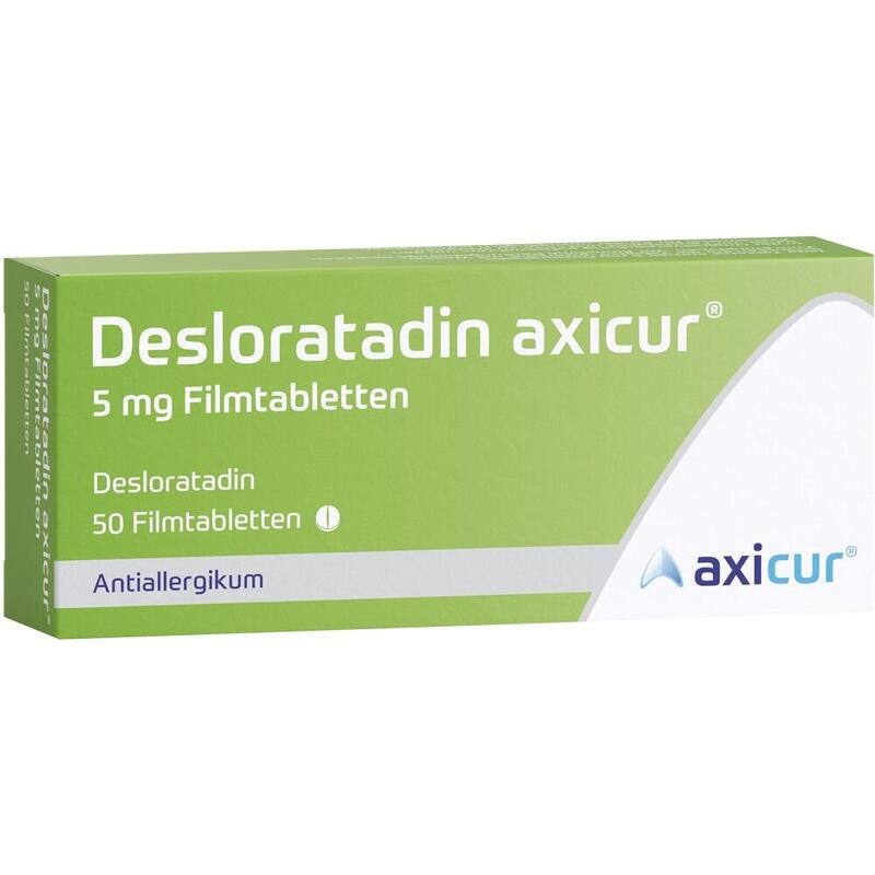 DESLORATADIN axicur 5 mg Filmtabletten