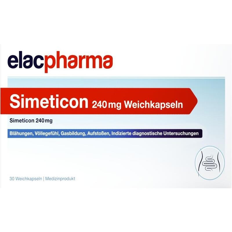ELACPHARMA Simeticon 240 mg Weichkapseln